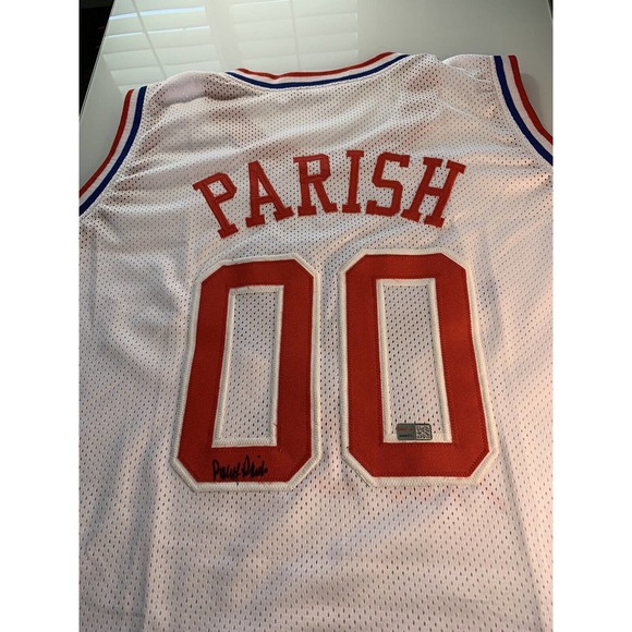 Robert Parish Autographed/Signed Jersey TRISTAR Boston Celtics All Star HOF